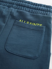 smALLSAINTS Navy/Lime Underground Sweat Shorts - Image 11 of 11