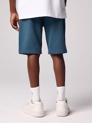 smALLSAINTS Navy/Lime Underground Sweat Shorts - Image 2 of 11