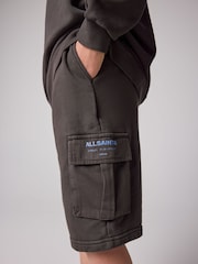 smALLSAINTS Black Oversized Underground Sweatshirt and Cargo Short Boys Set - Image 7 of 11