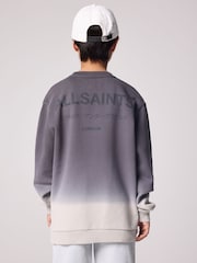 Noir/Blanc - SmallSaints Sweat-shirt oversize Underground Col rond - Image 2 of 7