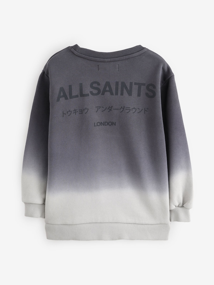Noir/Blanc - SmallSaints Sweat-shirt oversize Underground Col rond - Image 5 of 7