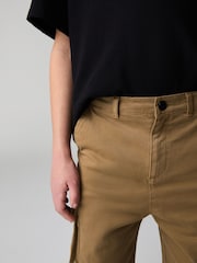 smALLSAINTS Tan Brown Boys Cargo Shorts - Image 4 of 9