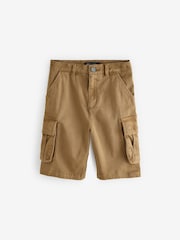 smALLSAINTS Tan Brown Boys Cargo Shorts - Image 7 of 9