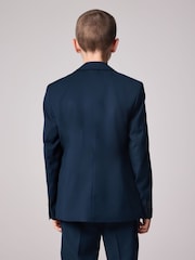 smALLSAINTS Navy Boys Slim Fit Moad Suit Jacket - Image 2 of 10