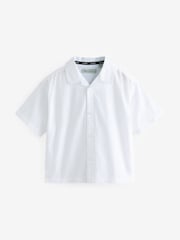 smALLSAINTS 100% Cotton Venice Revere Collar Ramskull Shirt - Image 4 de 7