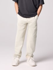 smALLSAINTS Beige Boys Relaxed Fit Sainte Suit 100% Cotton Trousers - Image 1 of 9