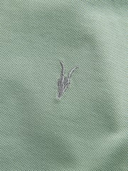 smALLSAINTS Green Boys 100% Cotton Short Sleeve Polo Shirt - Image 6 of 7