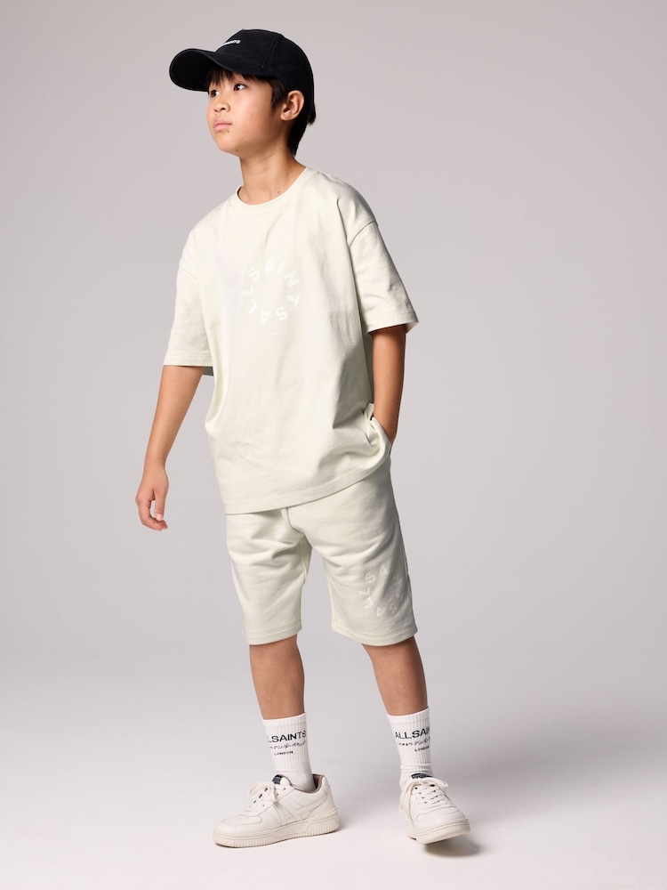 Beige - smALLSAINTS Tierra T-Shirt and Sweat Shorts Set - Bild 1 von 10 Beige - smALLSAINTS Tierra T-Shirt and Sweat Shorts Set - Bild 1 von 10
