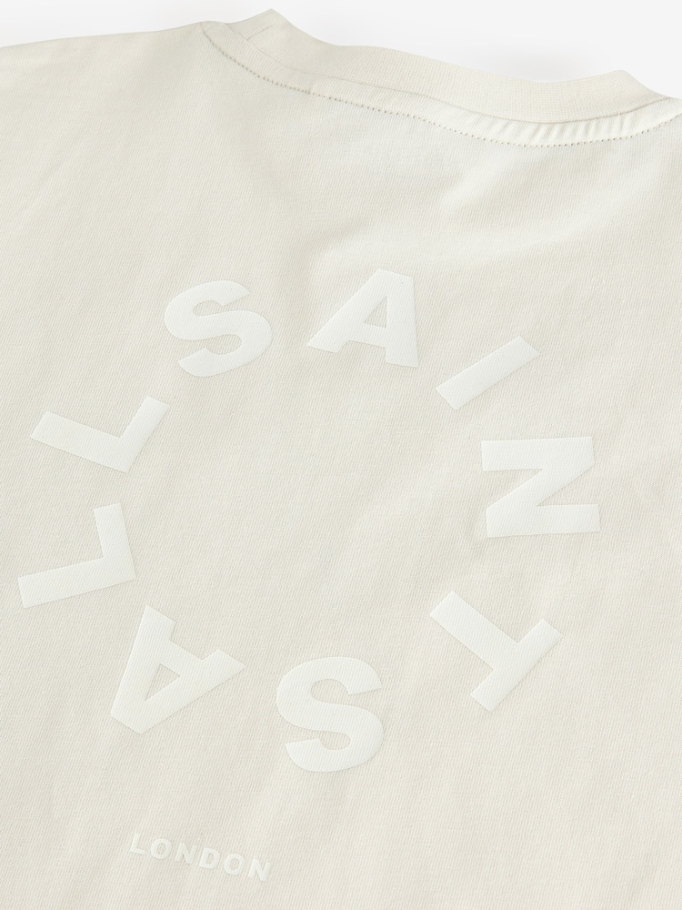 smALLSAINTS Beige Boys Tierra 100% Cotton T-Shirt and Sweat Shorts Set - Image 8 of 10
