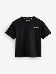 smALLSAINTS Black/White Boys Logo Crew Relaxed 100% Cotton T-Shirts 3 Pack - Image 2 of 8