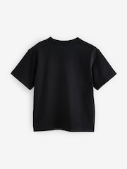 smALLSAINTS Black/White Boys Logo Crew Relaxed 100% Cotton T-Shirts 3 Pack - Image 3 of 8