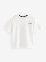 smALLSAINTS Black/White Boys Logo Crew Relaxed 100% Cotton T-Shirts 3 Pack - Image 4 of 8