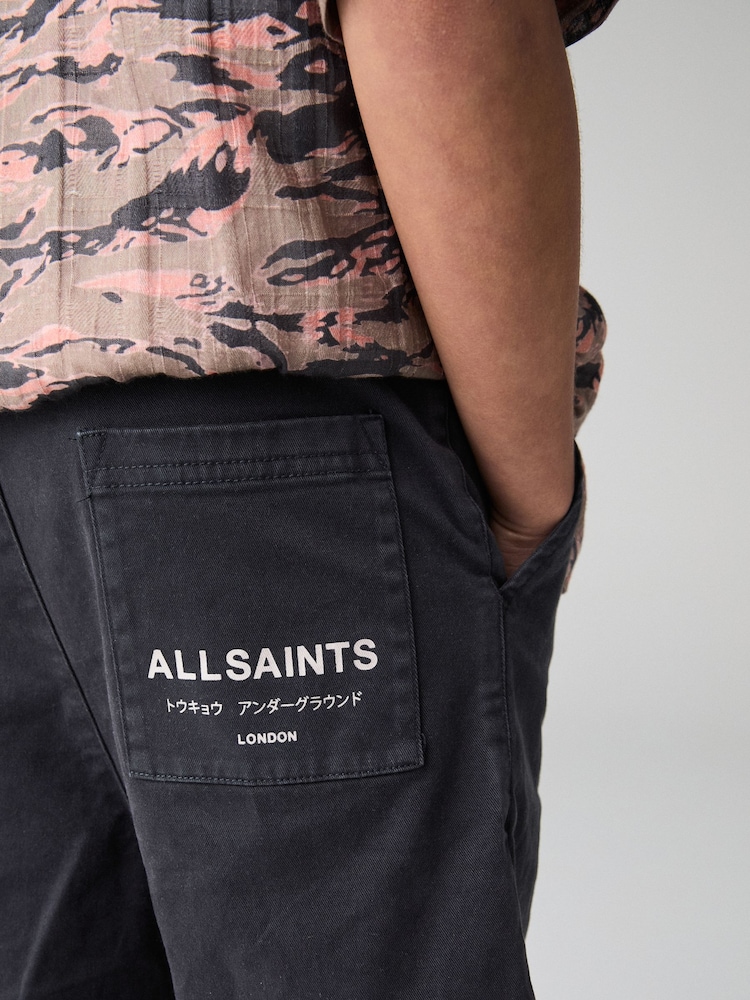 Zwart - smALLSAINTS Boys Underground Chino Shorts - Image 4 of 9
