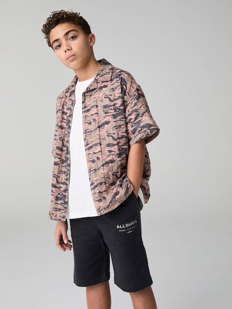 Zwart - smALLSAINTS Boys Underground Chino Shorts - Image 5 of 9