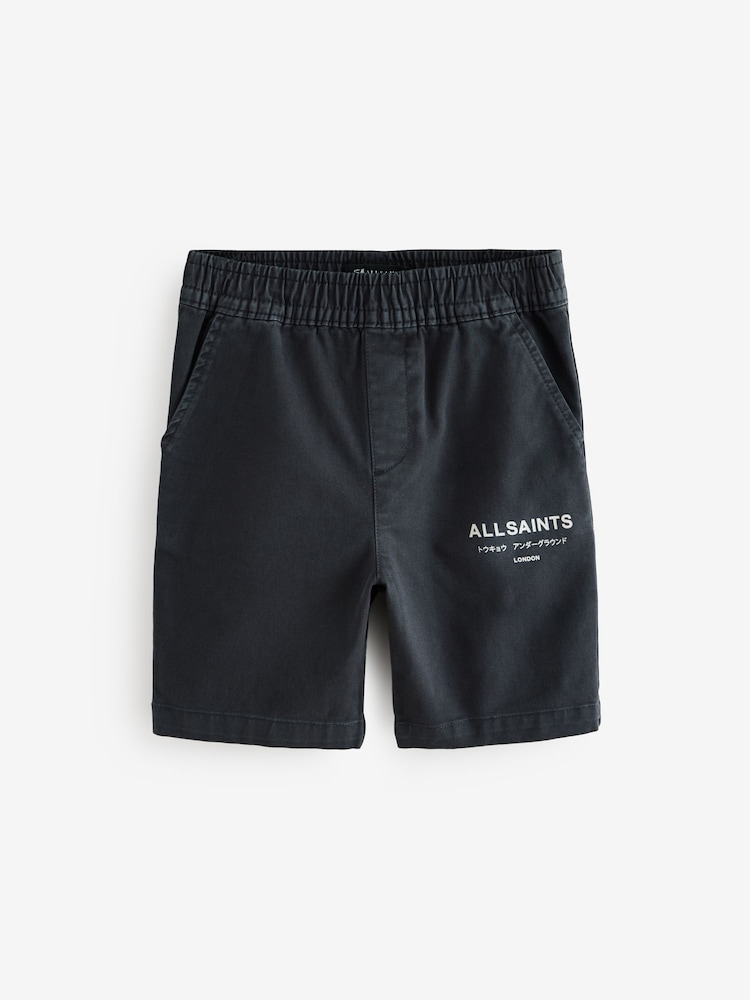 Zwart - smALLSAINTS Boys Underground Chino Shorts - Image 6 of 9