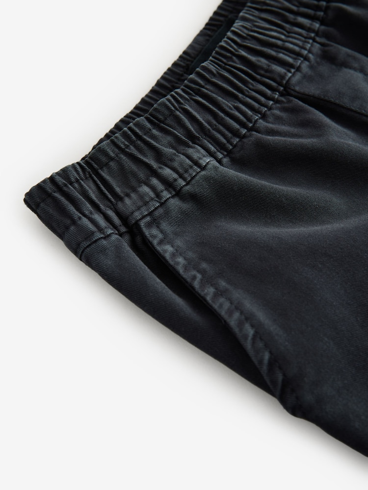 Zwart - smALLSAINTS Boys Underground Chino Shorts - Image 8 of 9