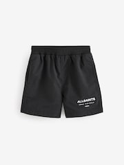 smALLSAINTS Black Underground Swim Shorts - Image 1 of 4