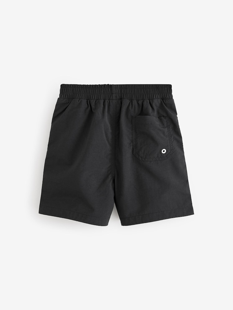 smALLSAINTS Black Underground Swim Shorts - Image 2 of 4 smALLSAINTS Black Underground Swim Shorts - Image 2 of 4