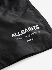 smALLSAINTS Black Underground Swim Shorts - Image 3 of 4