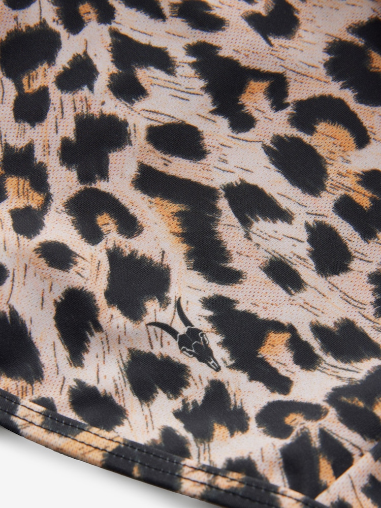 smALLSAINTS Leopard Print Logo Strappy Top Bikini Set - Image 4 of 4