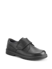 Start Rite Glint Black Leather Monk Strap School Shoes - Image 2 of 5