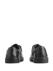 Start Rite Glint Black Leather Monk Strap School Shoes - Image 3 of 5