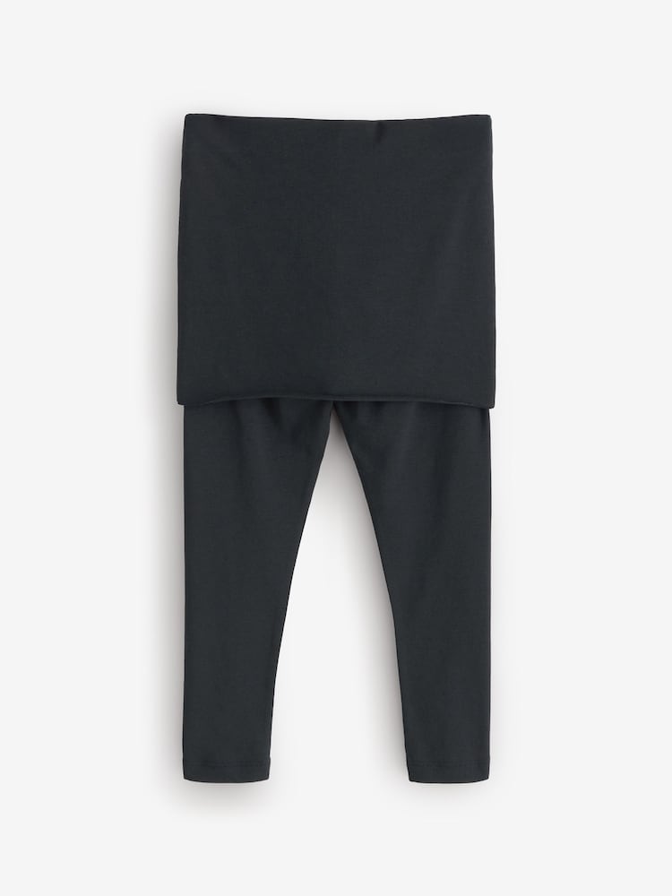 smALLSAINTS Black Girls Raffi Skirted Leggings - Image 6 of 8