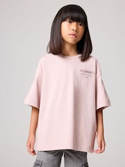 Rose/métallisé - T-shirt SmallSaints Oversize Girls Underground Col rond - Image 2 of 6