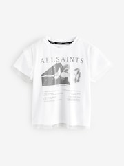 smALLSAINTS Girls Oversized Rosekis Graphic Mesh T-Shirt - صورة 5 من 8