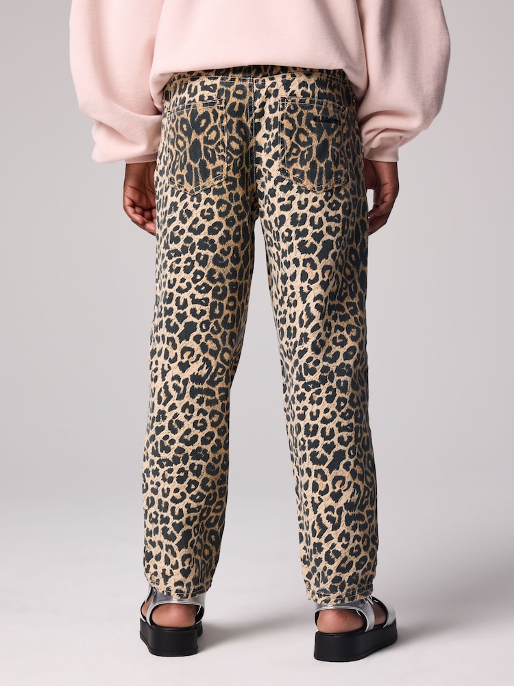 smALLSAINTS Girls Barrel Leg 100% Cotton Denim Jeans - صورة 2 من 9