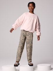 smALLSAINTS Girls Barrel Leg 100% Cotton Denim Jeans - صورة 4 من 9
