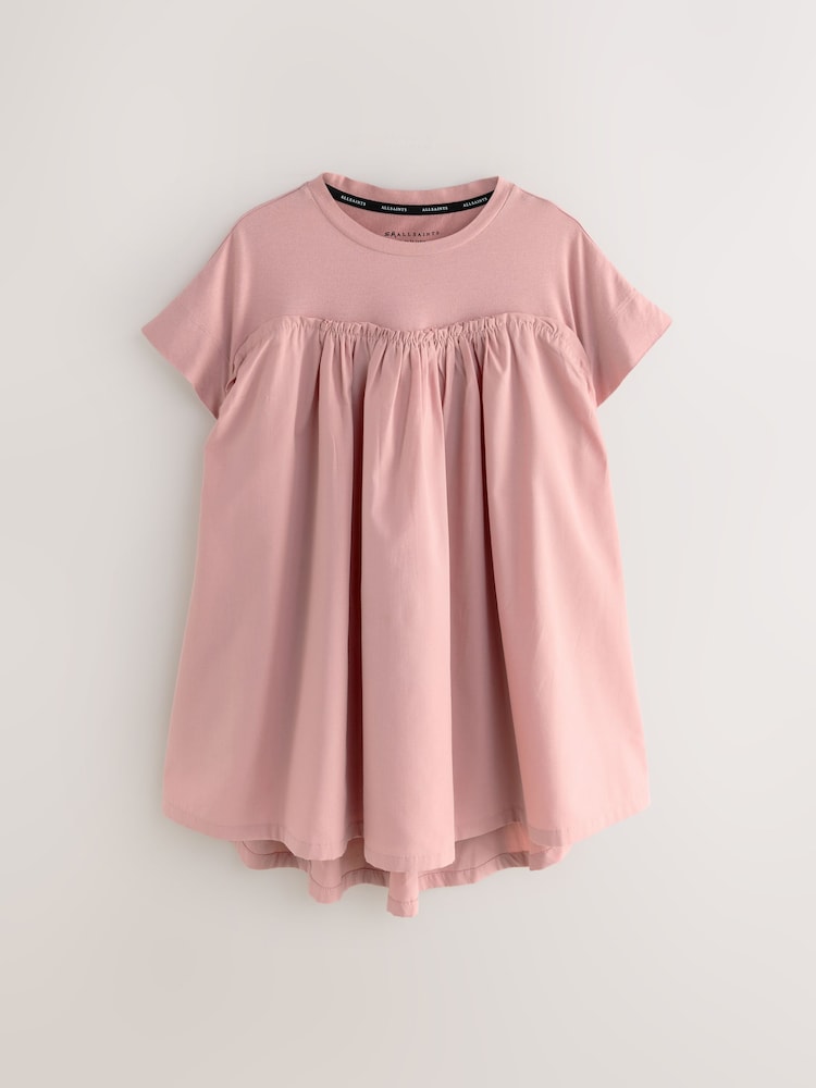 Buy smALLSAINTS Mid Pink Girls Smock Dress from Next USA