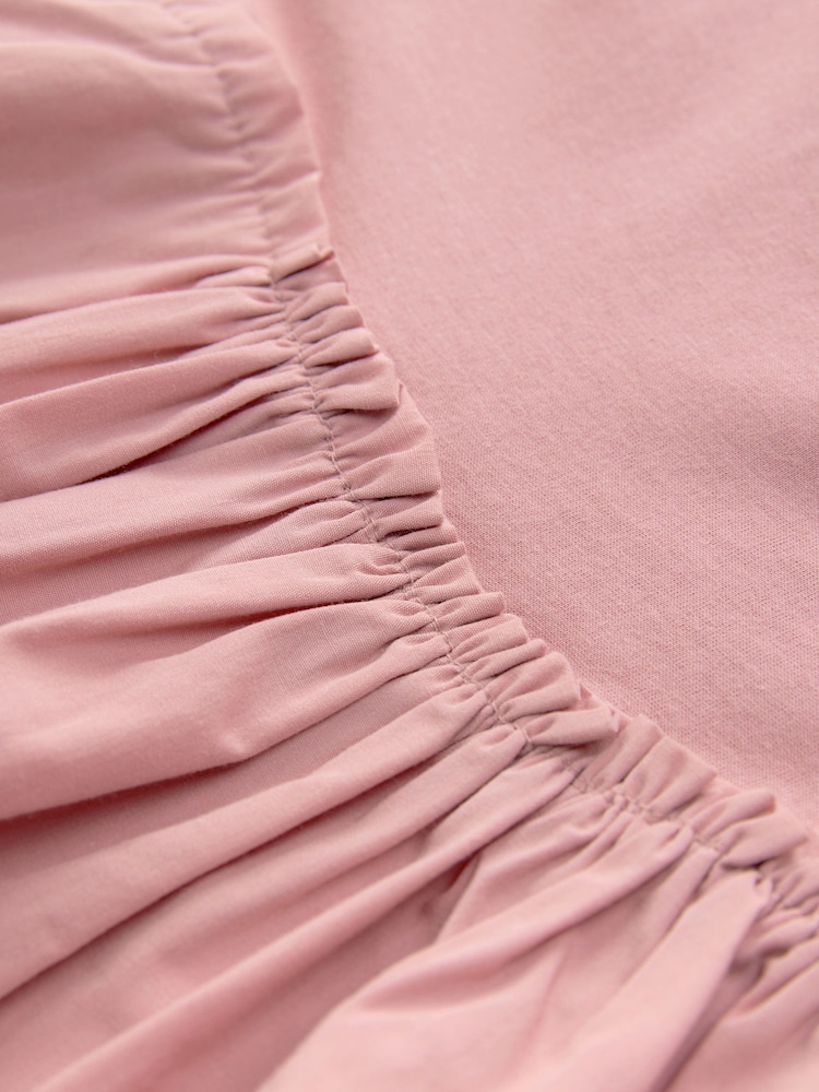 smALLSAINTS Mid Pink Girls Smock Dress - Image 8 of 8