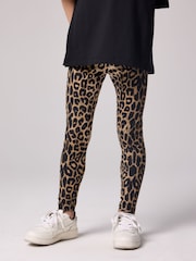 smALLSAINTS Girls Logo Oversized T-Shirt and Leggings Set - Image 4 of 9