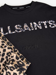 smALLSAINTS Girls Logo Oversized T-Shirt and Leggings Set - Image 8 of 9