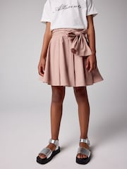 smALLSAINTS Mid Pink Girls Amelie Bow Skirt - Image 1 of 10