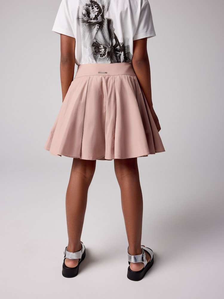 smALLSAINTS Mid Pink Girls Amelie Bow Skirt - Image 2 of 10