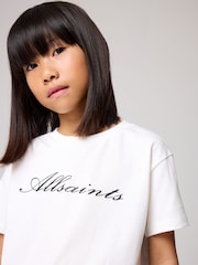 smALLSAINTS White/Eulo Girls Grace Graphic Crew T-Shirt - Image 3 of 8