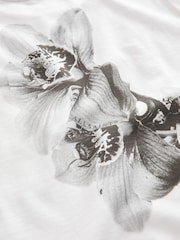 smALLSAINTS White/Eulo Girls Grace Graphic Crew T-Shirt - Image 8 of 8