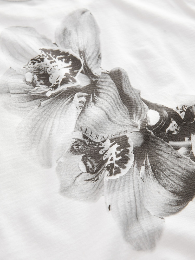 smALLSAINTS White/Eulo Girls Grace Graphic Crew T-Shirt - Image 8 of 8