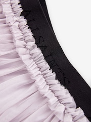 smALLSAINTS Purple Jen Tulle Asymmetric Mesh Girls Skirt - Image 7 of 8