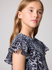 smALLSAINTS Leopard Antheia Girls Dress - Image 4 of 10