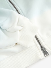 smALLSAINTS Light Green/White Girls Oversized Dana Zip Hoodie - Image 6 of 7
