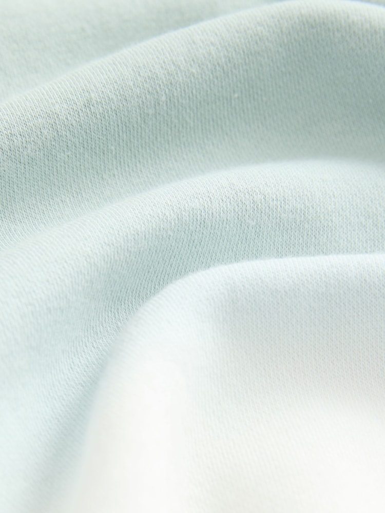 smALLSAINTS Light Green/White Girls Oversized Dana Zip Hoodie - Image 7 of 7