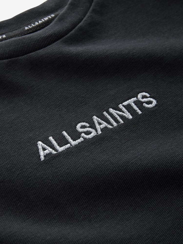 smALLSAINTS Black Girls Logo Chevron T-Shirt Dress - Image 11 of 13