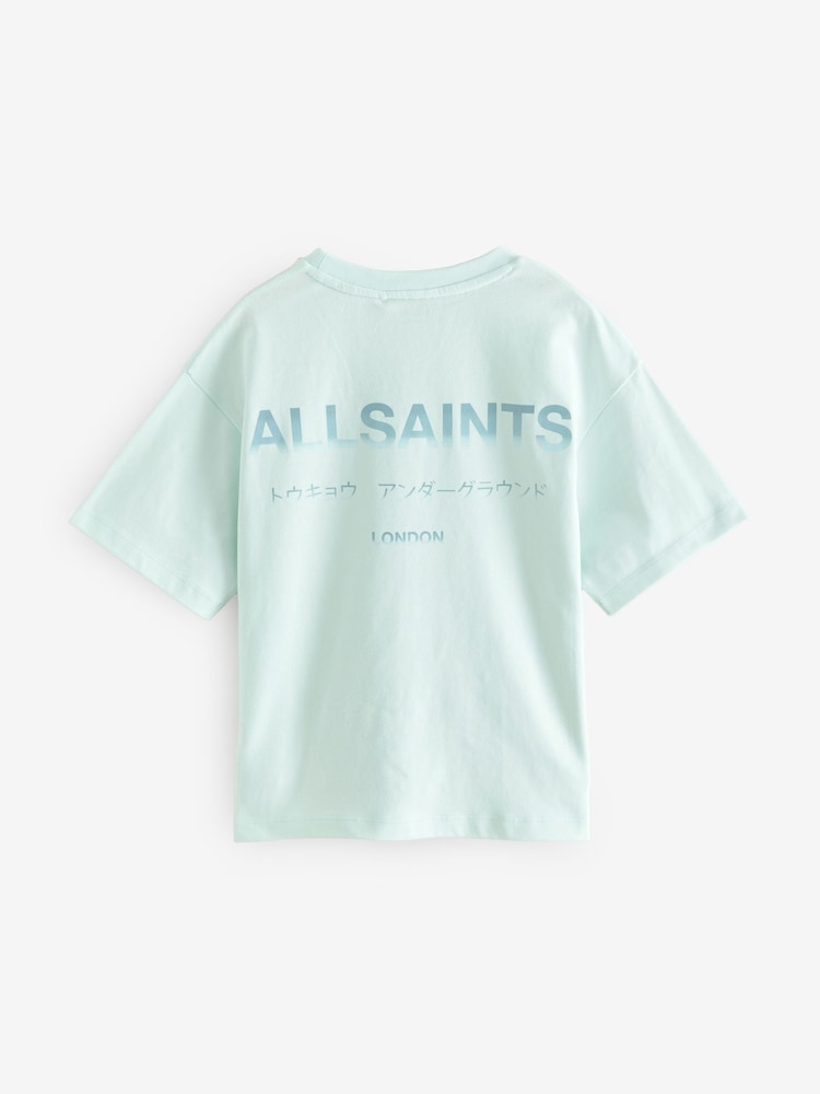 Lichtblauw - smALLSAINTS Oversized Girls Underground Crew T-Shirt - Image 6 of 9