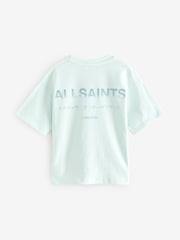 Голубой - smALLSAINTS Oversized Girls Underground Crew T-Shirt - Image 7 of 9