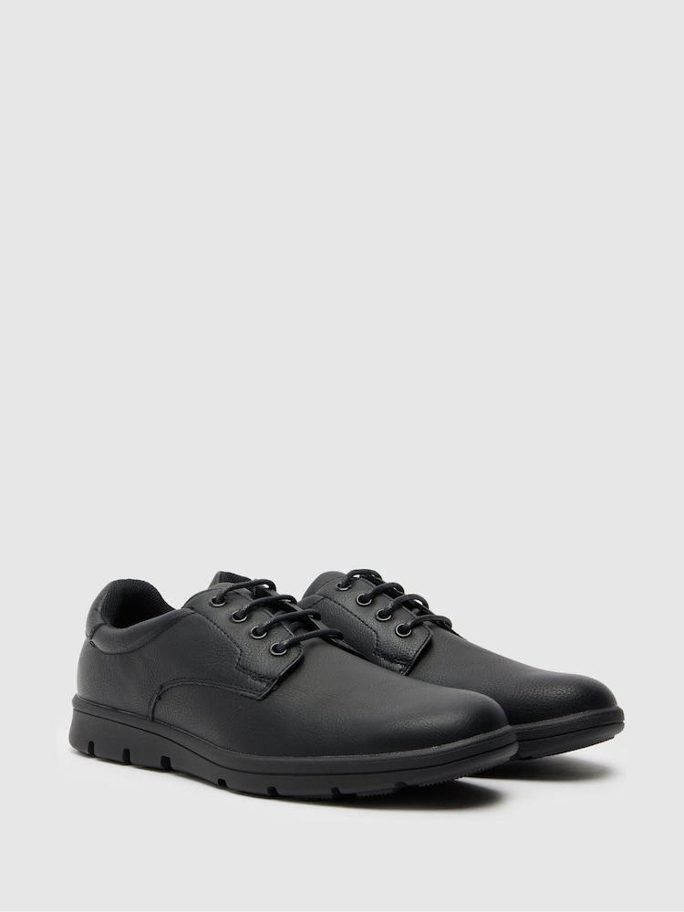 Schuh Youth BTS Rami Derby Black Shoes - Image 3 of 5