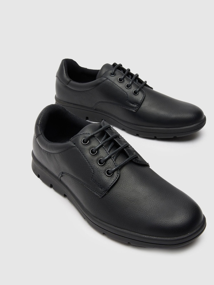 Schuh Youth BTS Rami Derby Black Shoes - Image 5 of 5