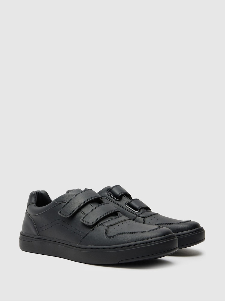 Schuh Wilder Strap Black Trainers - Image 2 of 4